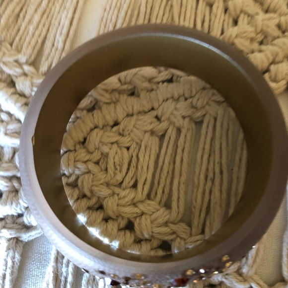 Bracelet Jeweled acrylic brown - Picture 3 of 4